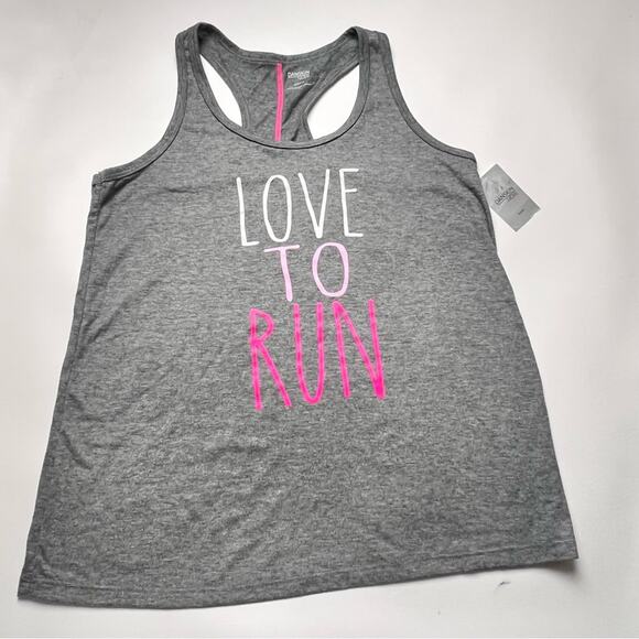 Danskin Women’s Active Athletic Racerback Sporty Workout Tank Sz L 12-14 - Picture 1 of 7